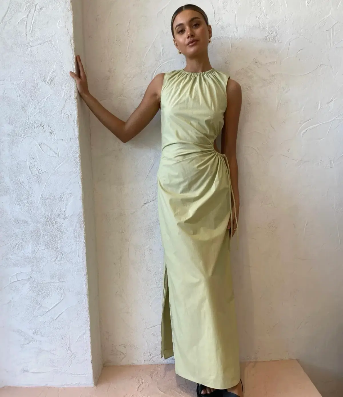 Sir the Label Mason Laced Dress Pistachio Green Size 8 - Image 1