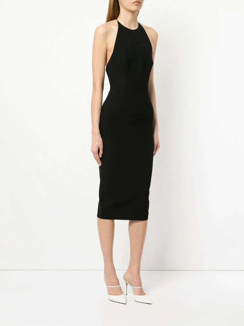 Alex Perry Lila Midi Dress Black Size 10 - Image 1