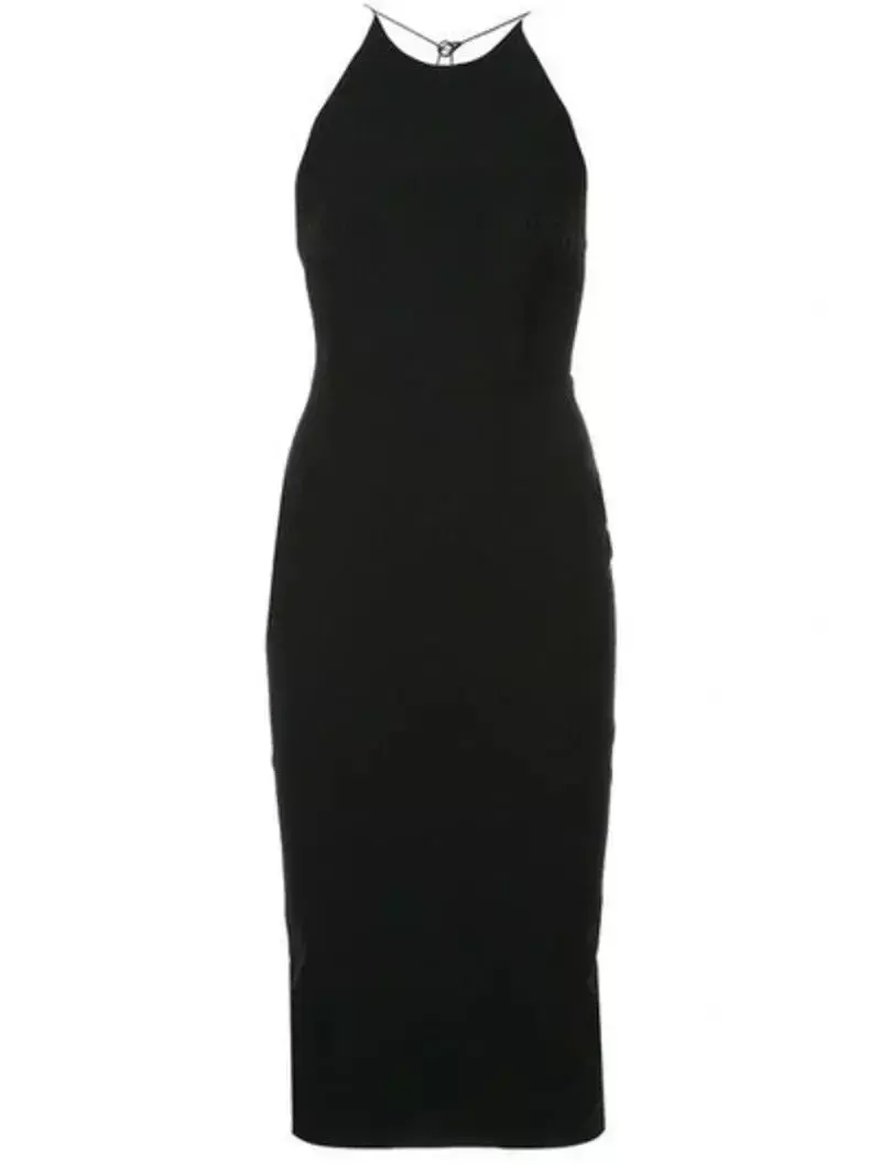 Alex Perry Lila Midi Dress Black Size 10 - Image 4