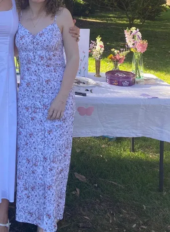 Sir the Label Haisley Linen Midi Dress Floral-Print  Size 6  - Image 6