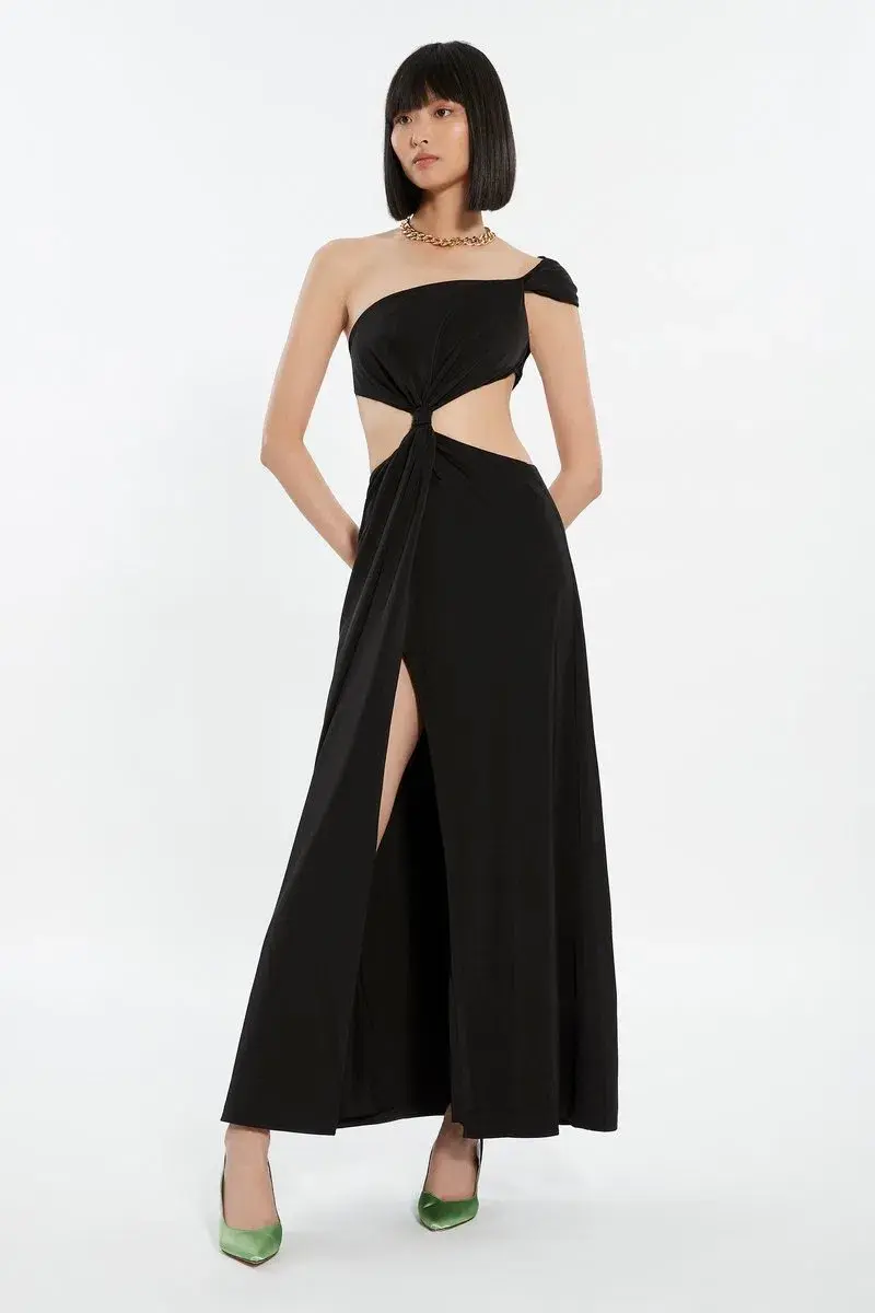 Solita Leila Split Dress Black Size 8  - Image 1