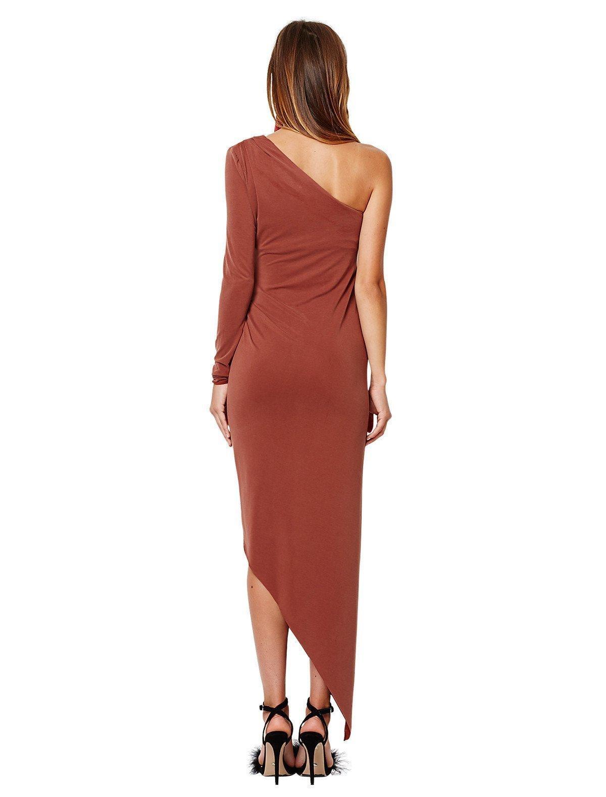 Bec & Bridge Audrey Asymm Dress Brown Size 10 - Image 2