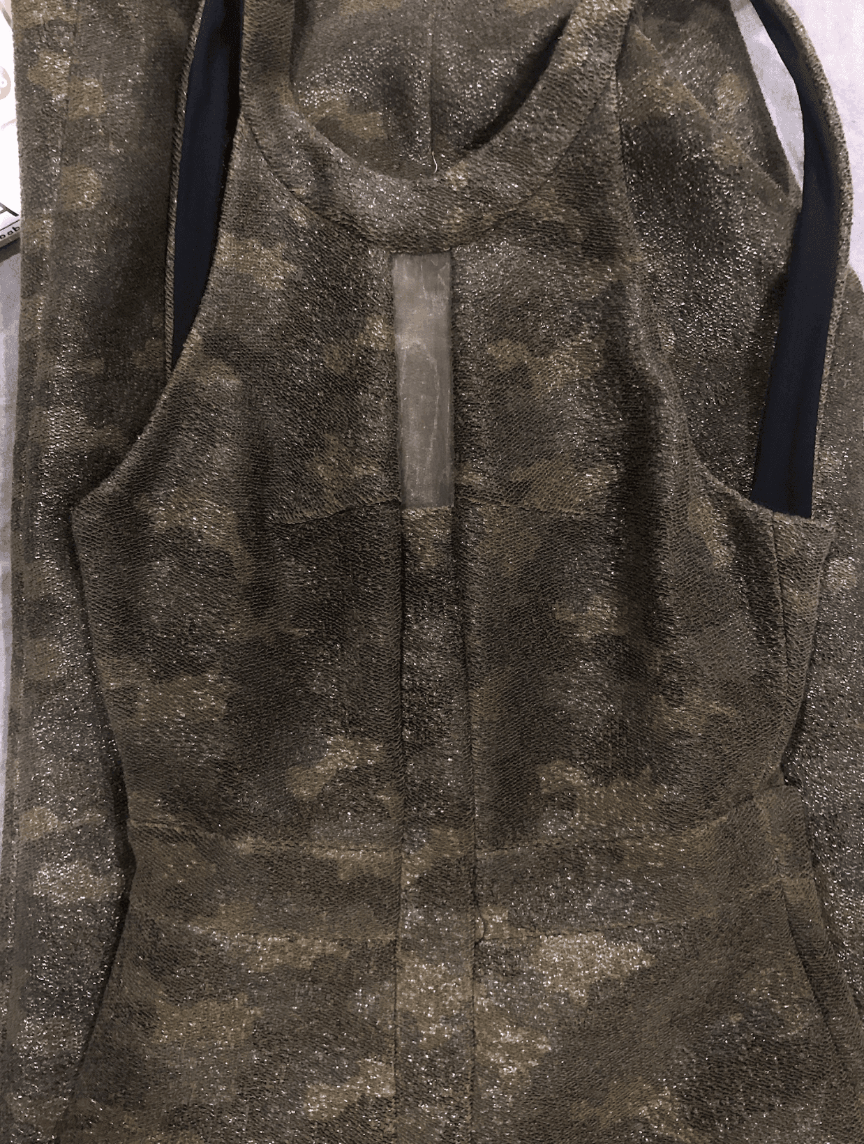 Manning Cartell Camouflage Green Midi SAMPLE PIECE Sz 6 - Image 5