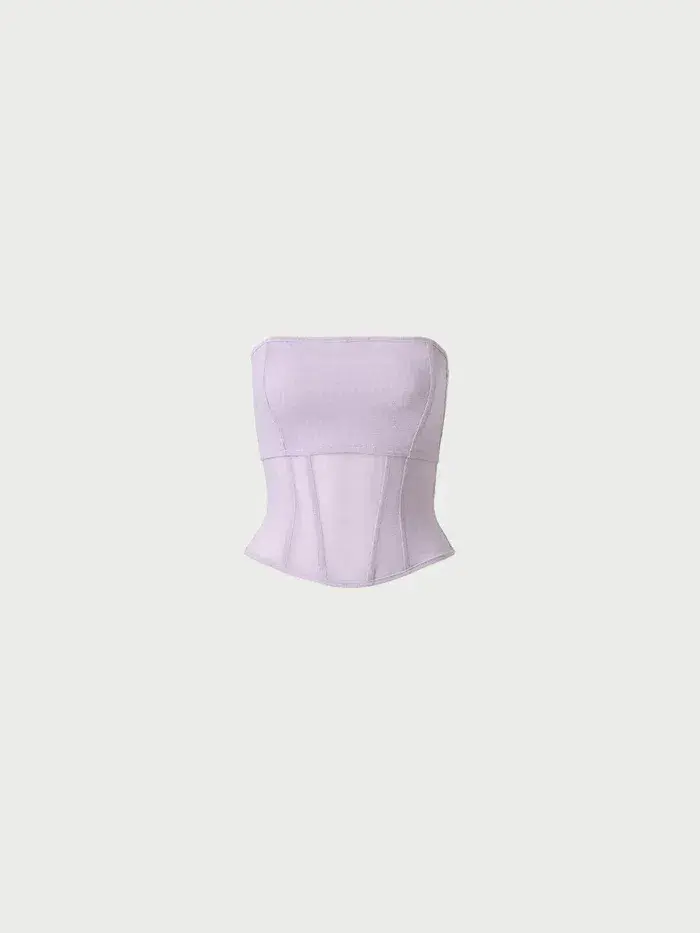 Viktoria and Woods Rome Bustier Corset Top Lilac Purple Size AU 8 - Image 8