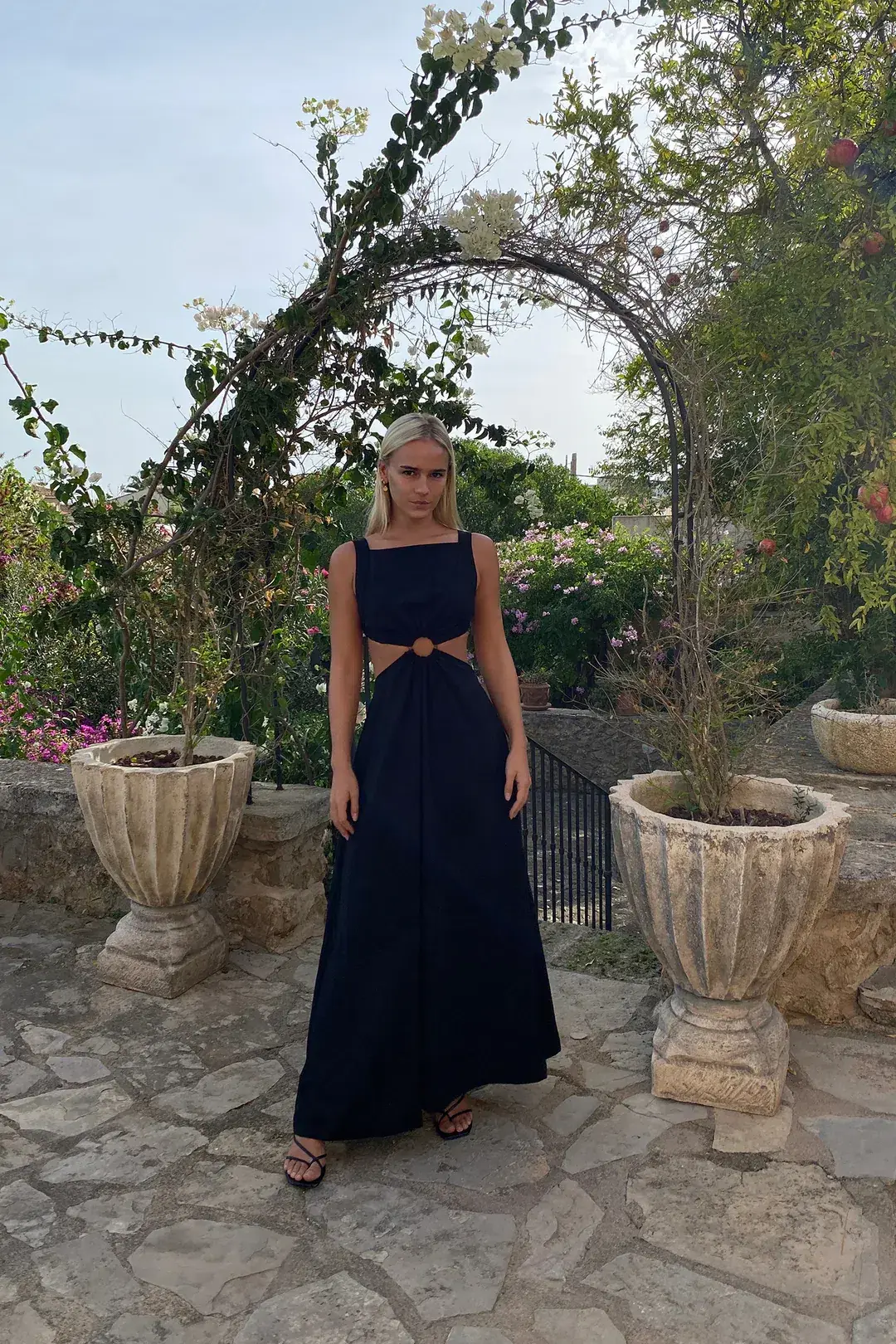 Hansen & Gretel Paros Dress Black Size S / Au 8 - Image 3