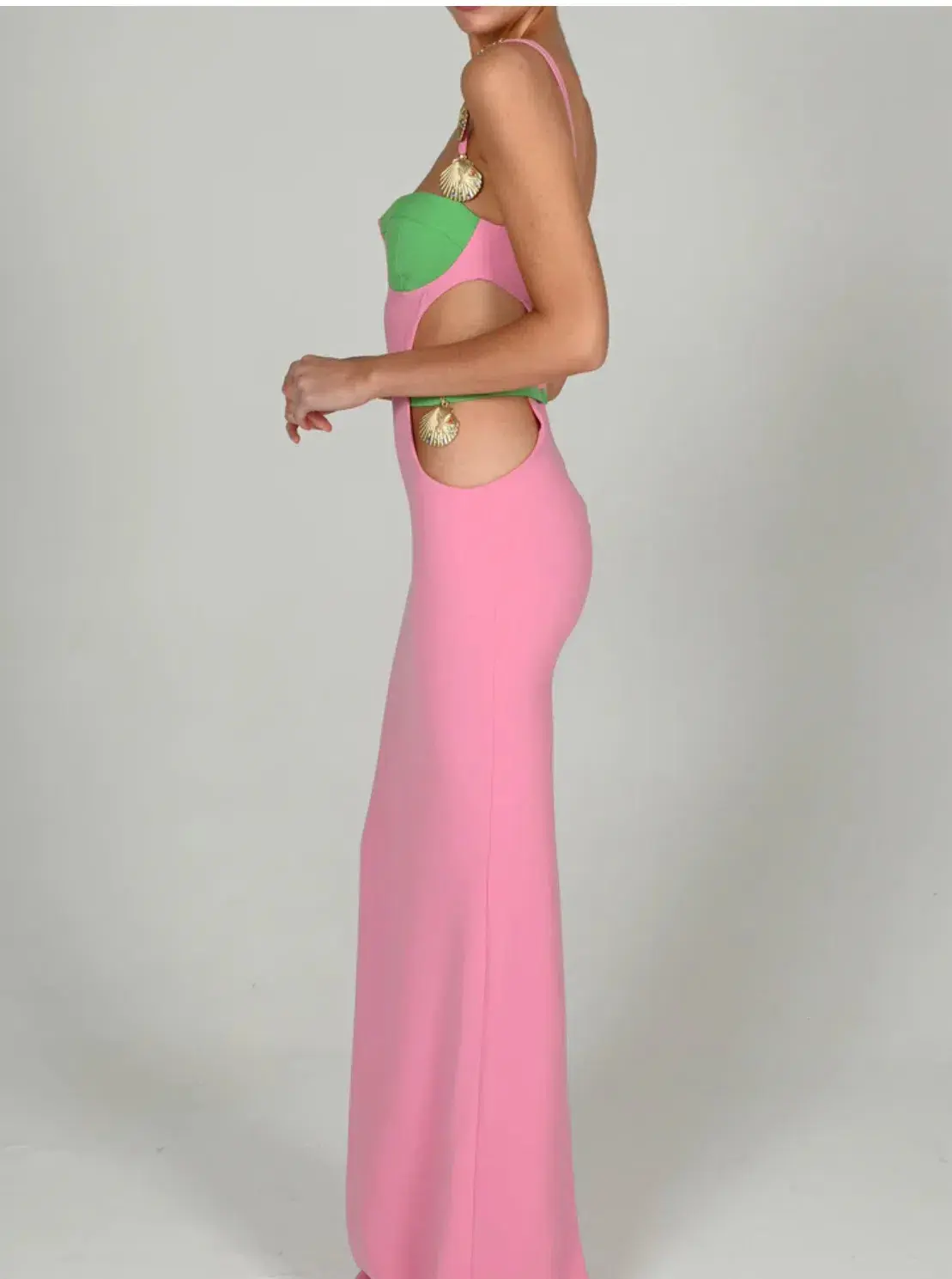 The Dolls House Oceana Maxi Dress Pink Size S / Au 8 - Image 7