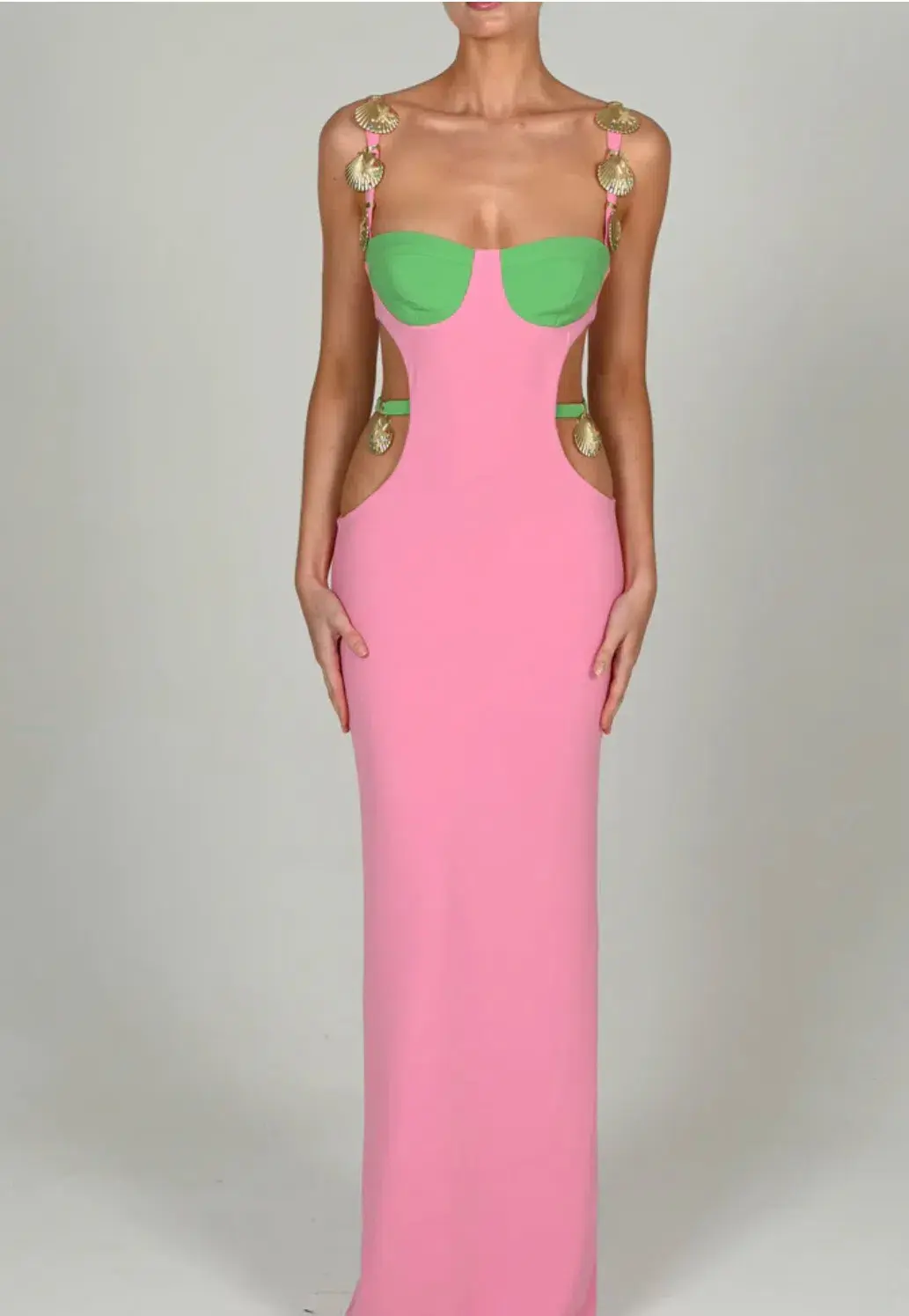 The Dolls House Oceana Maxi Dress Pink Size S / Au 8 - Image 5
