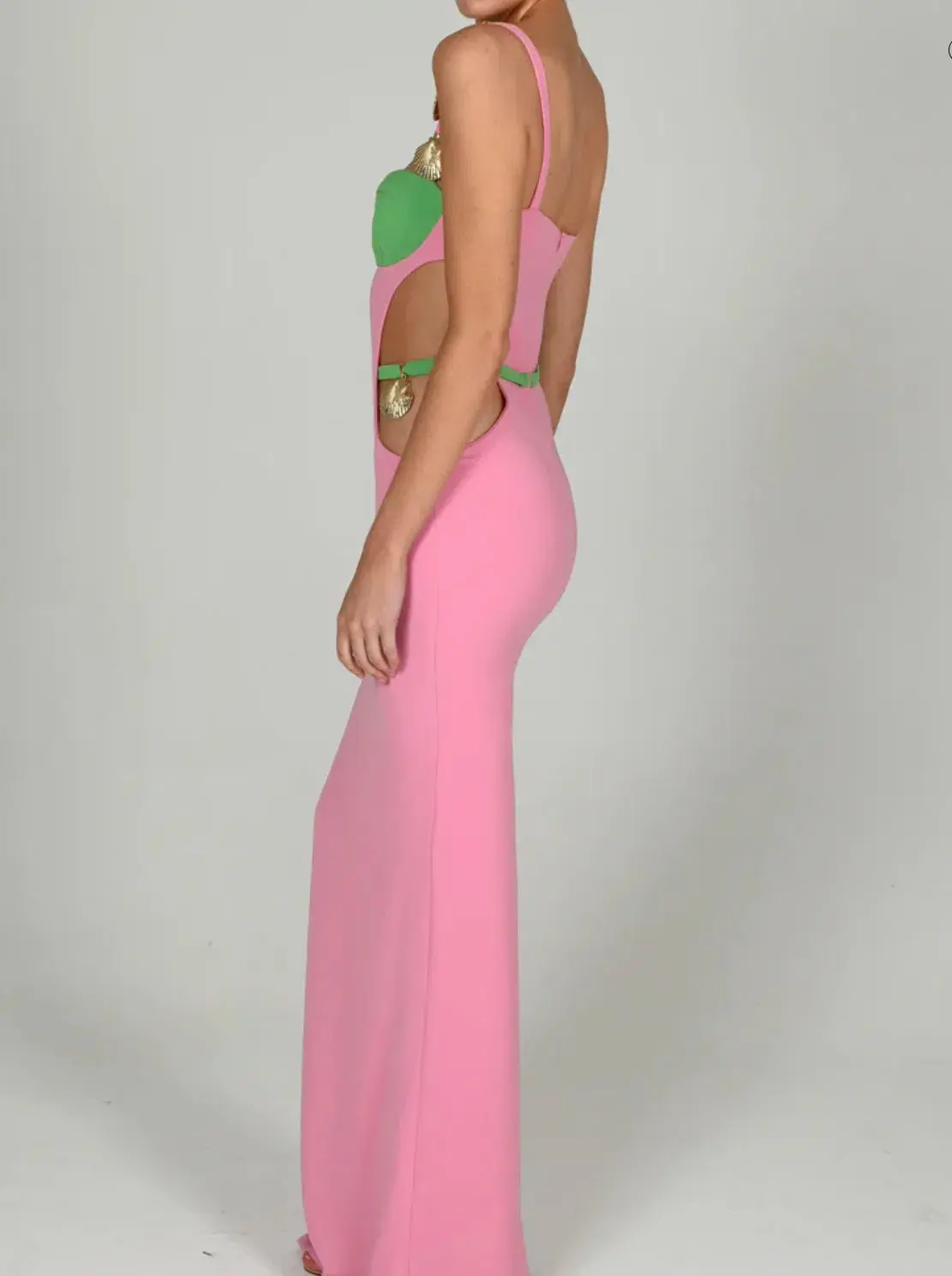 The Dolls House Oceana Maxi Dress Pink Size S / Au 8 - Image 3
