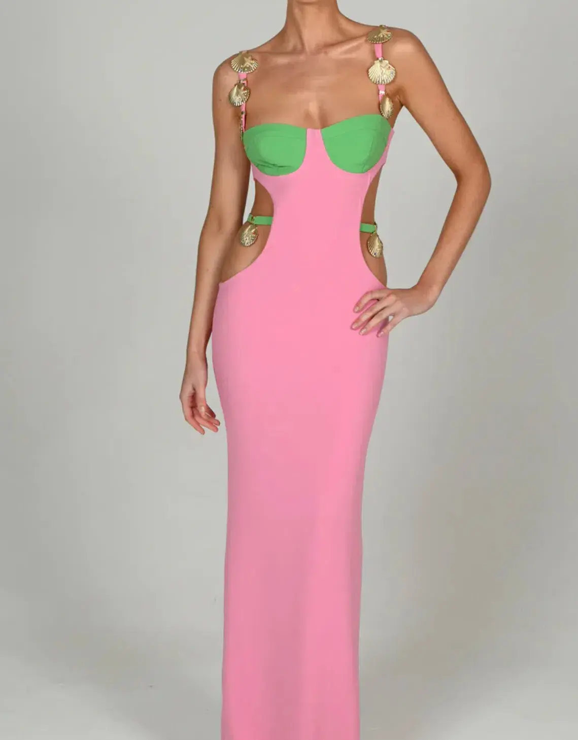 The Dolls House Oceana Maxi Dress Pink Size S / Au 8 - Image 2