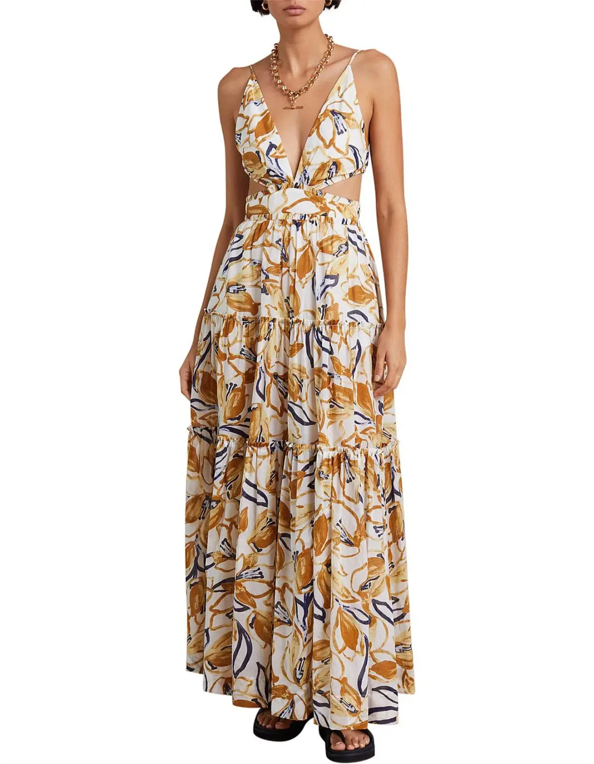 Bec & Bridge Eugenie Maxi Dress Print Size 8 - Image 3