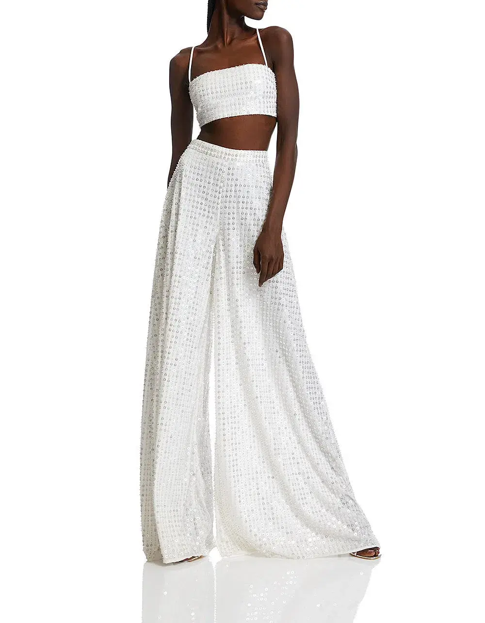 Chosen by Kyha Miami Top and Pants Set White Size 4 / AU 10 - Image 1