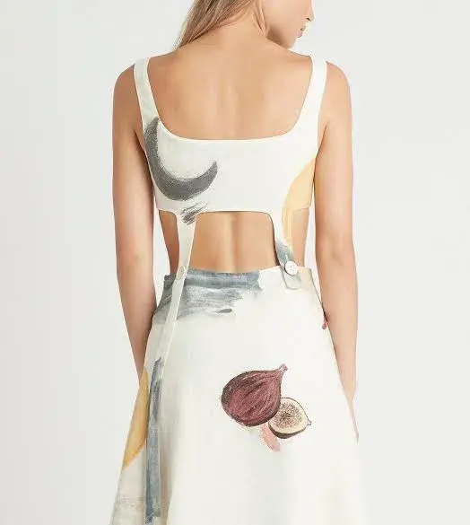 Sir the Label Martine Button Up Dress Print Size 8 for rent on The Volte - main image