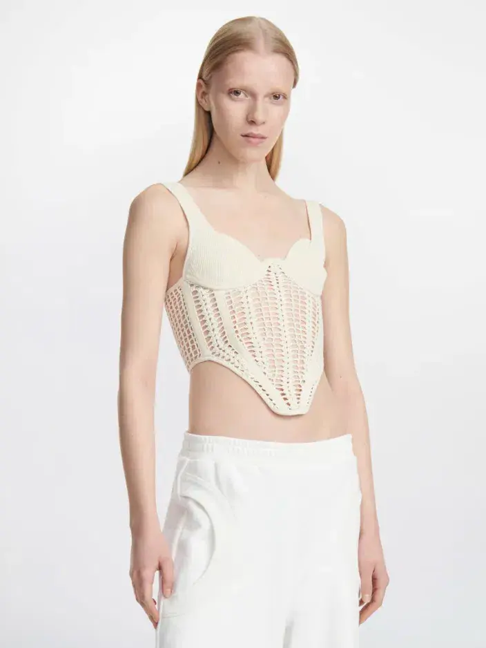 Dion Lee Crochet Corset Bone Size S / Au 8 - Image 2