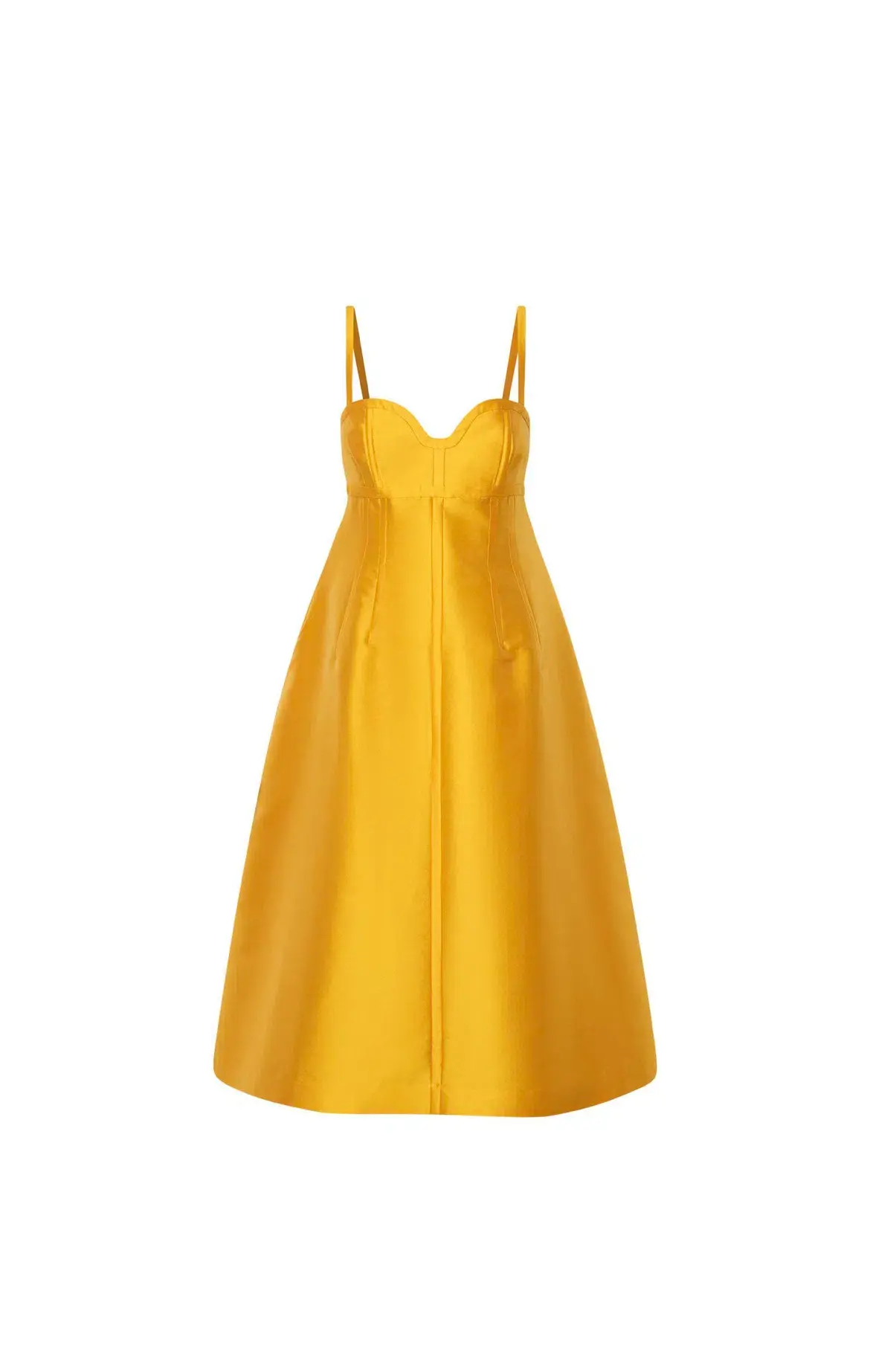 Oroton Sculptured Bodice Dress Marigold Size 10 - Image 5