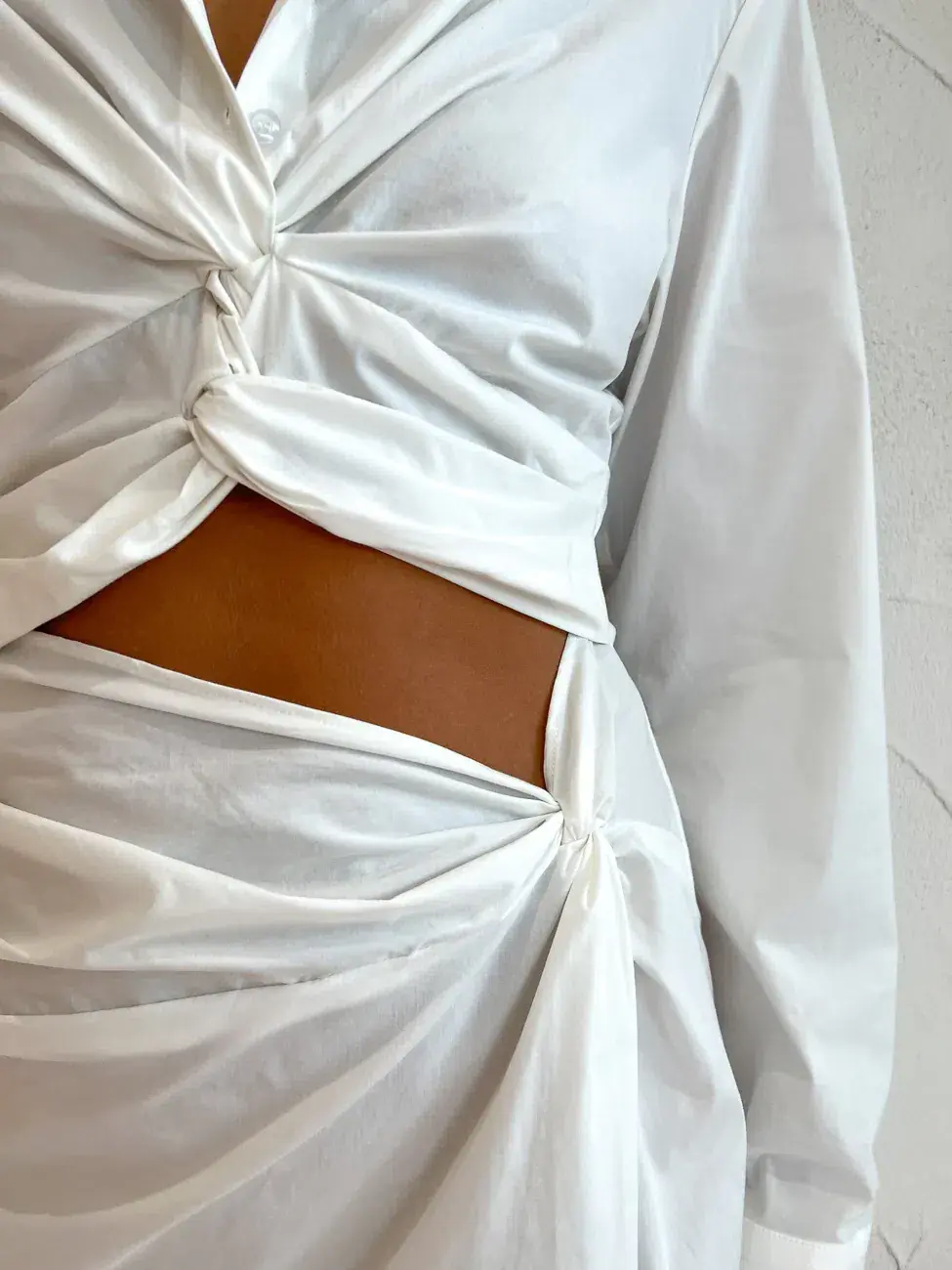 Anna Quan Lola Dress in Swan Size 6 for rent on The Volte - main image