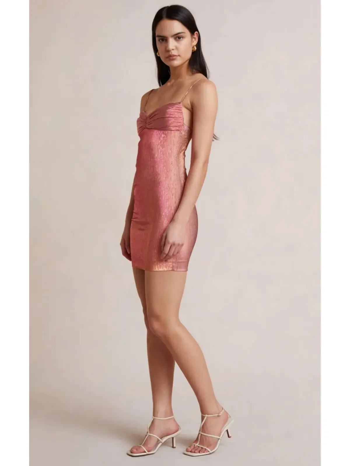 Bec & Bridge Party Rock Mini Dress Pink Size AU 6 - Image 3