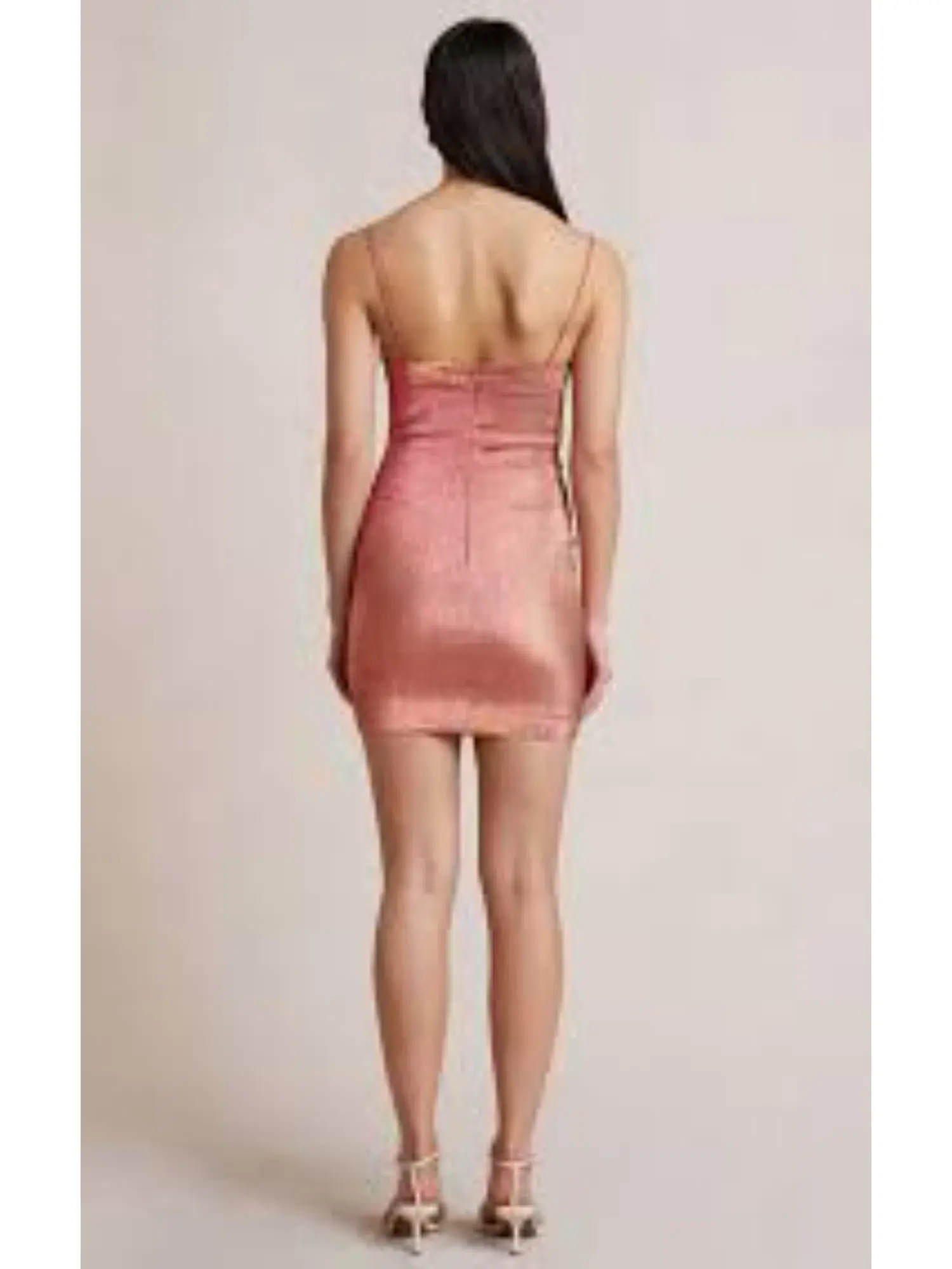 Bec & Bridge Party Rock Mini Dress Pink Size AU 6 - Image 4