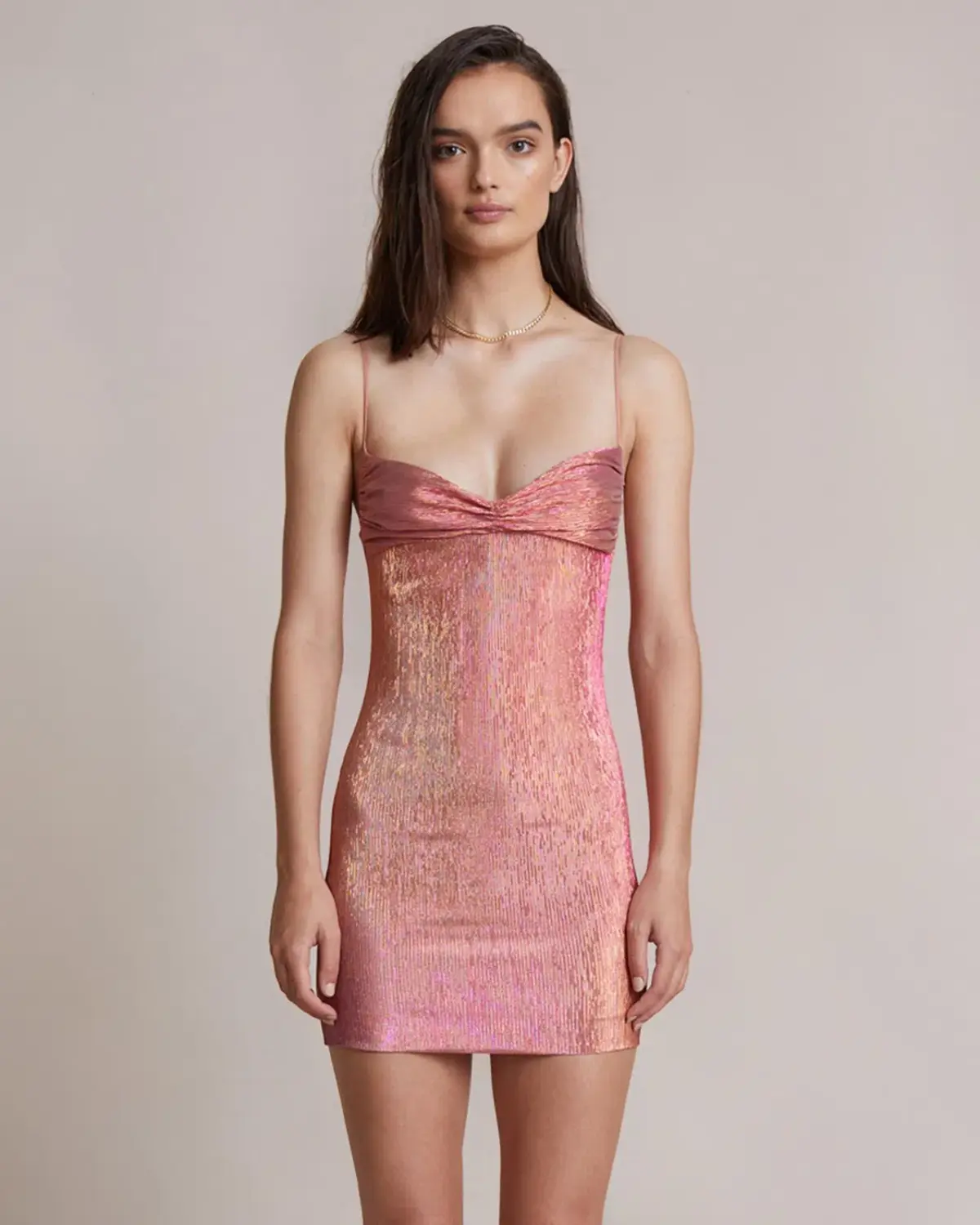 Bec & Bridge Party Rock Mini Dress Pink Size AU 6 - Image 2
