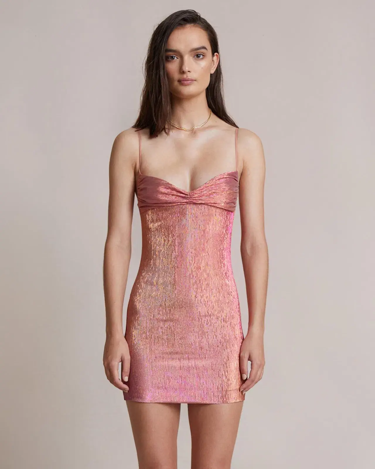 Bec & Bridge Party Rock Mini Dress Pink Size AU 6 - Image 2