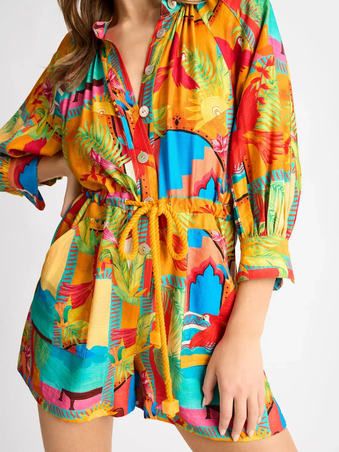 Sheike Aztec Paradise Playsuit Size 10 - Image 2