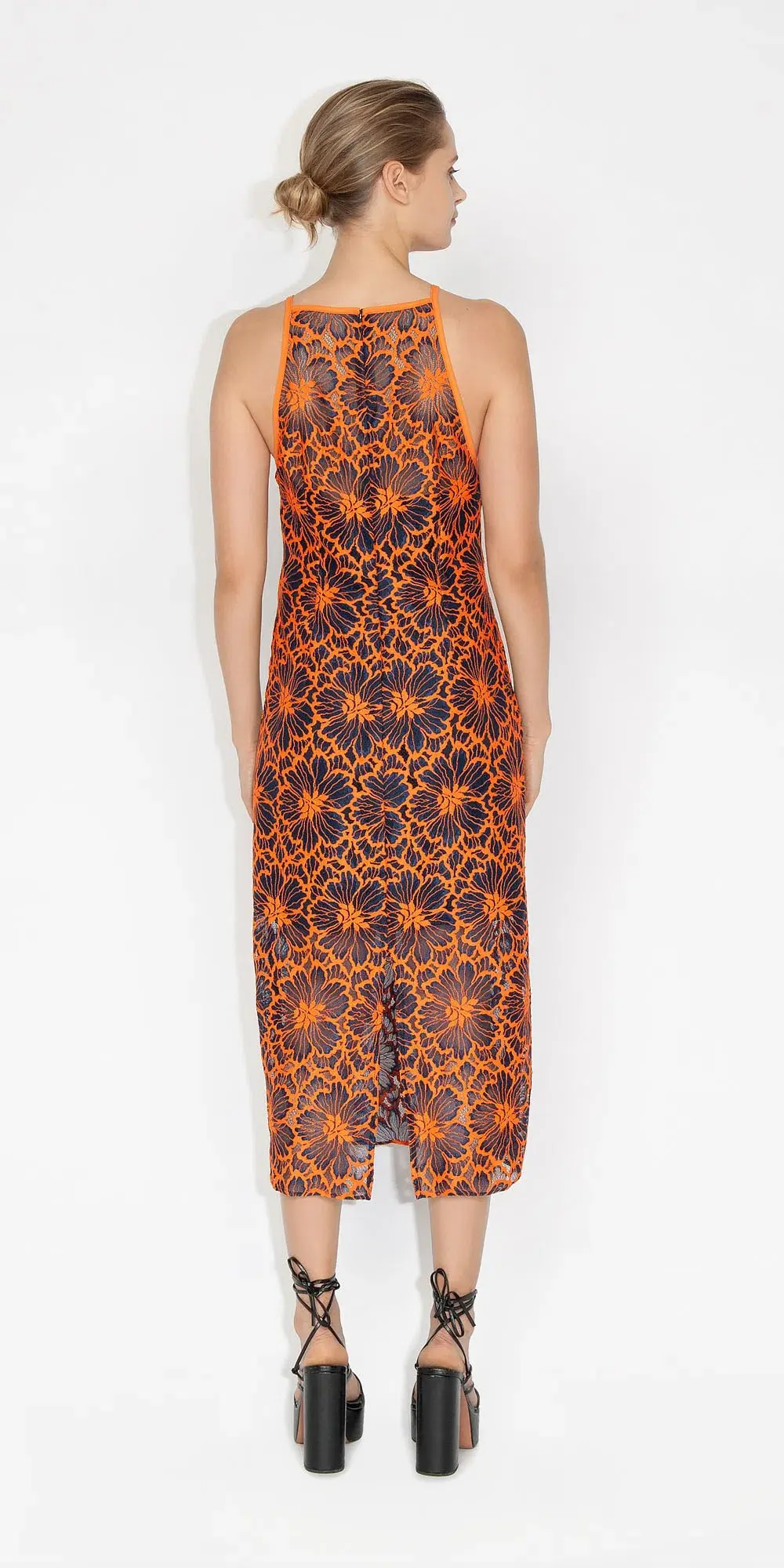 Cue Contrast Floral Lace Dress Size 10 for rent on The Volte - main image