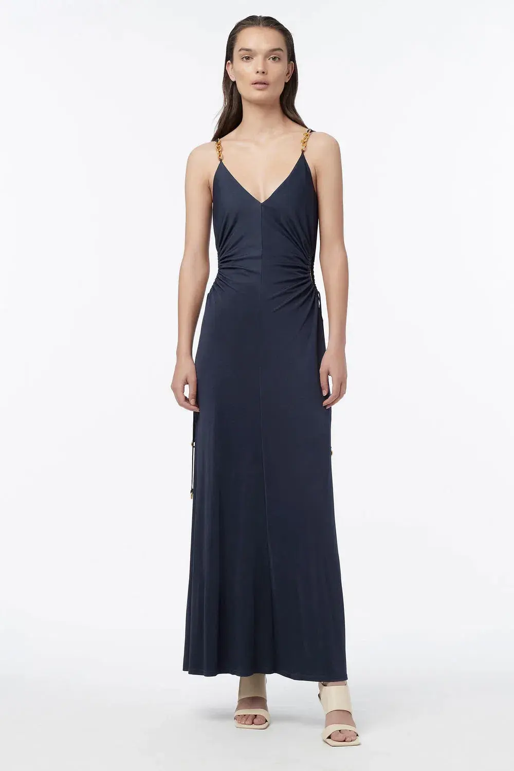 Manning Cartell Tuning In Chain Dress Navy Size 6  - Image 1