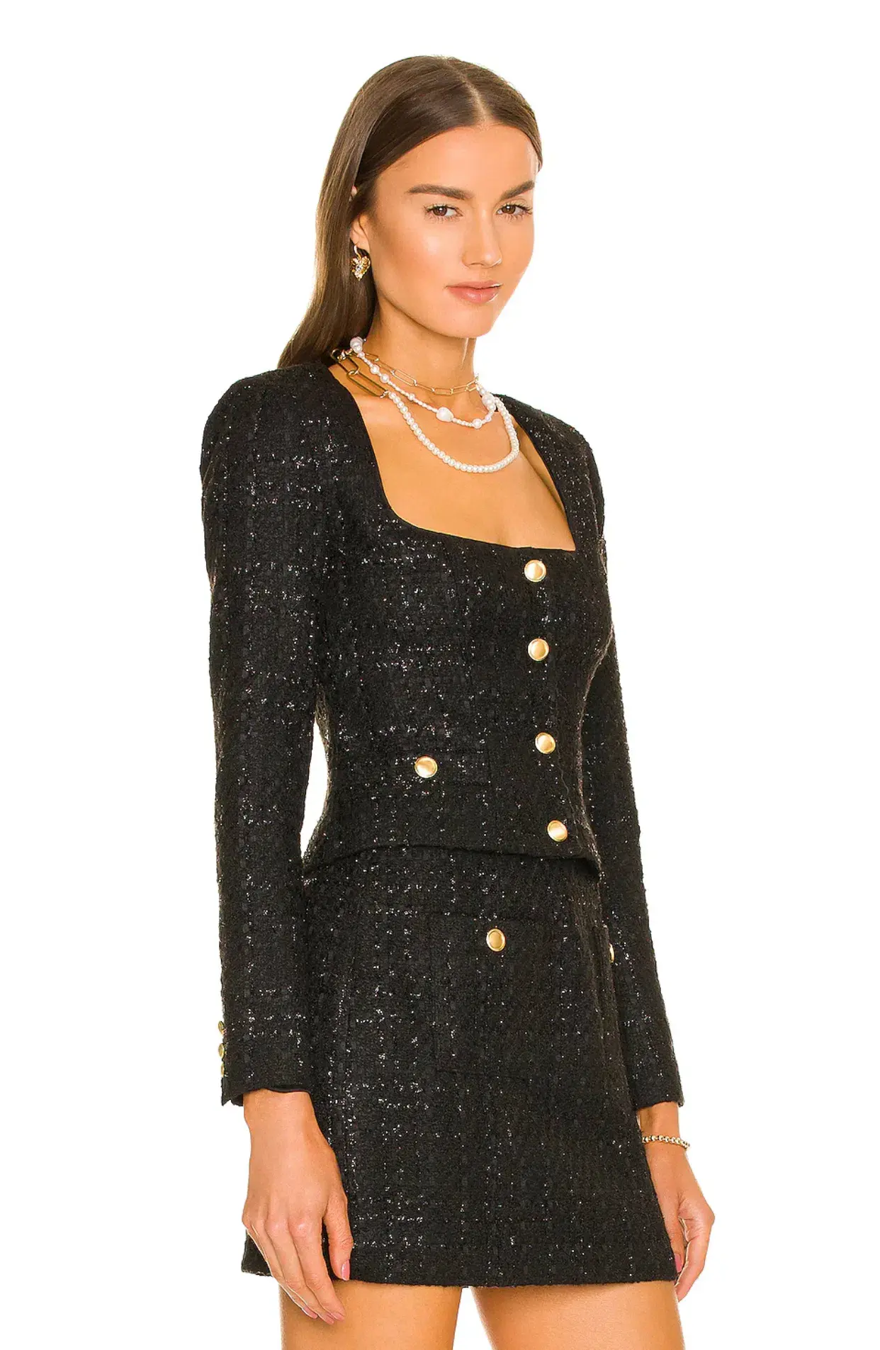 Assignment Bianca Jacket and Dionne Skirt Set Black Size XS / Au 6 - Image 4