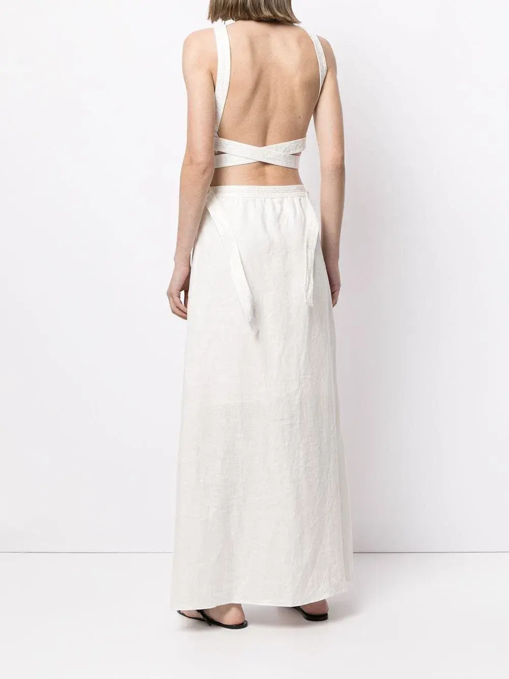 Sir the Label Ambroise Open Back Gown White Size 1 / Au 8 - Image 2
