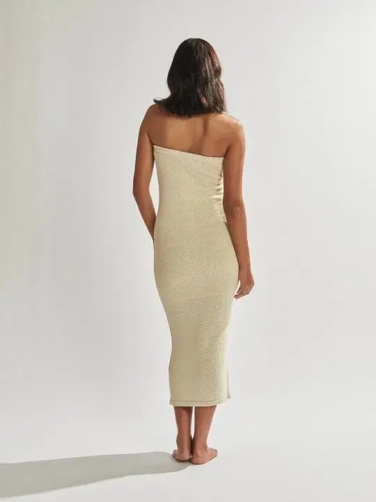 One Mile the Label Cora Maxi Dress Beige Size S / AU 8 - Image 2