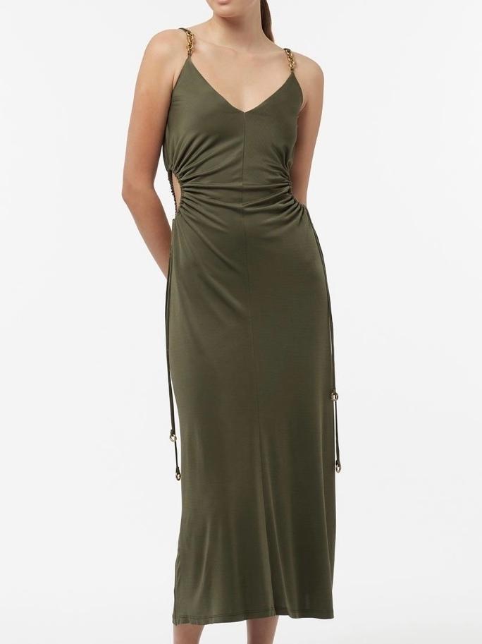 Manning Cartell Perpetual Green Dress Olive Size 6 - Image 1