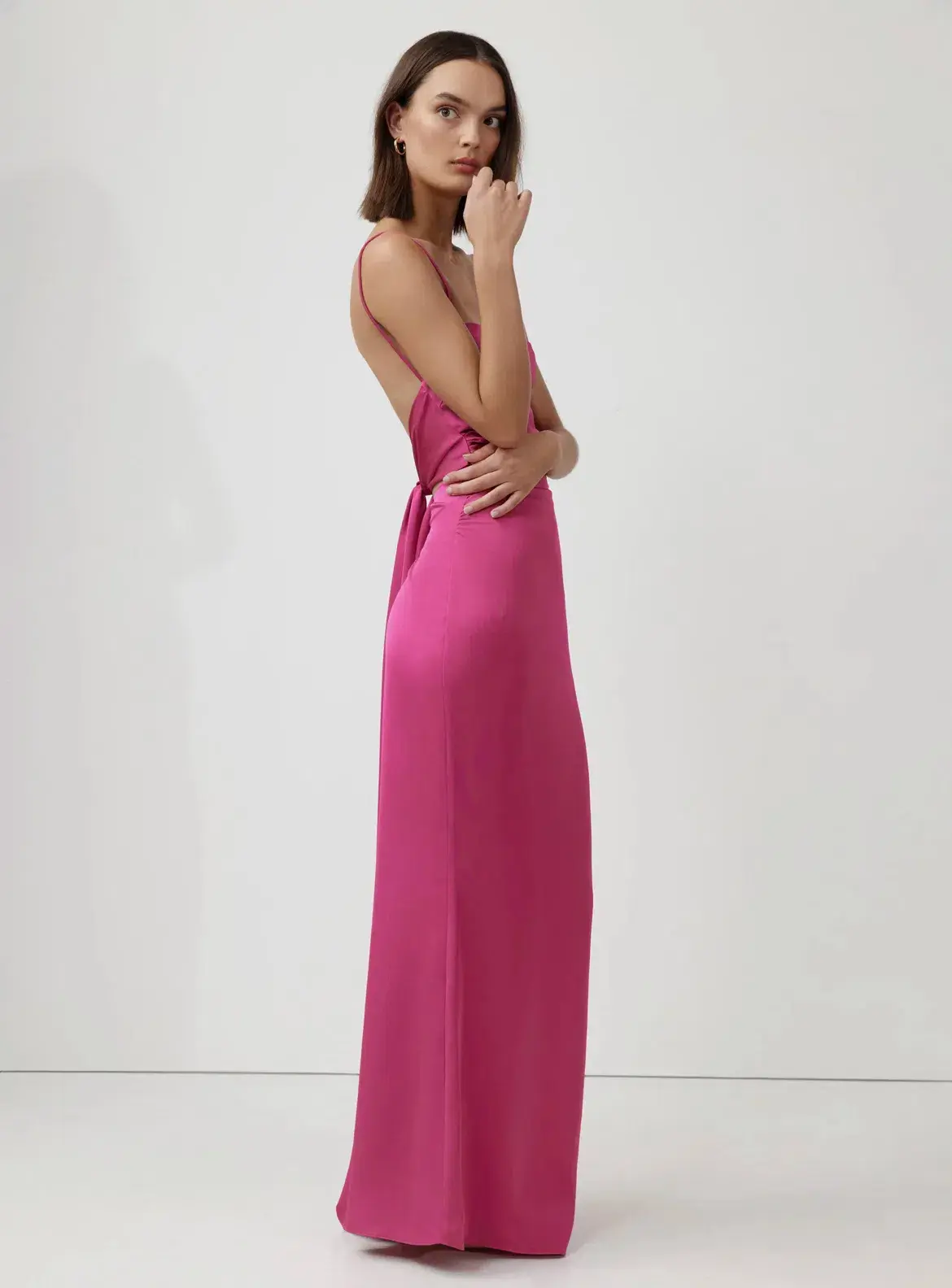 Lexi Clothing Venus Dress Magenta Size 8 - Image 2