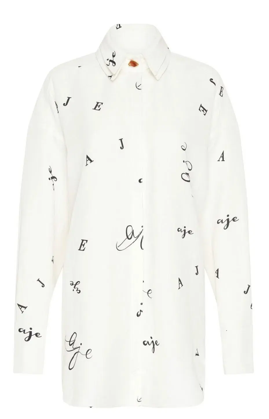 Aje Psychedelia Multi Logo Shirt Size 10 for rent on The Volte - main image