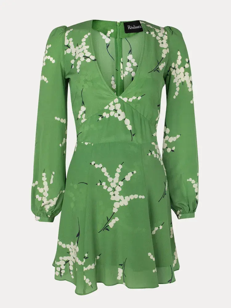 Realisation Par The Kate Dress Green Size 6 - Image 4
