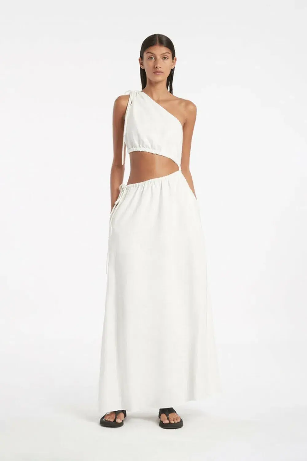 Sir the Label Blanche Asymmetrical Gown White Size 2/AU 10 - Image 1