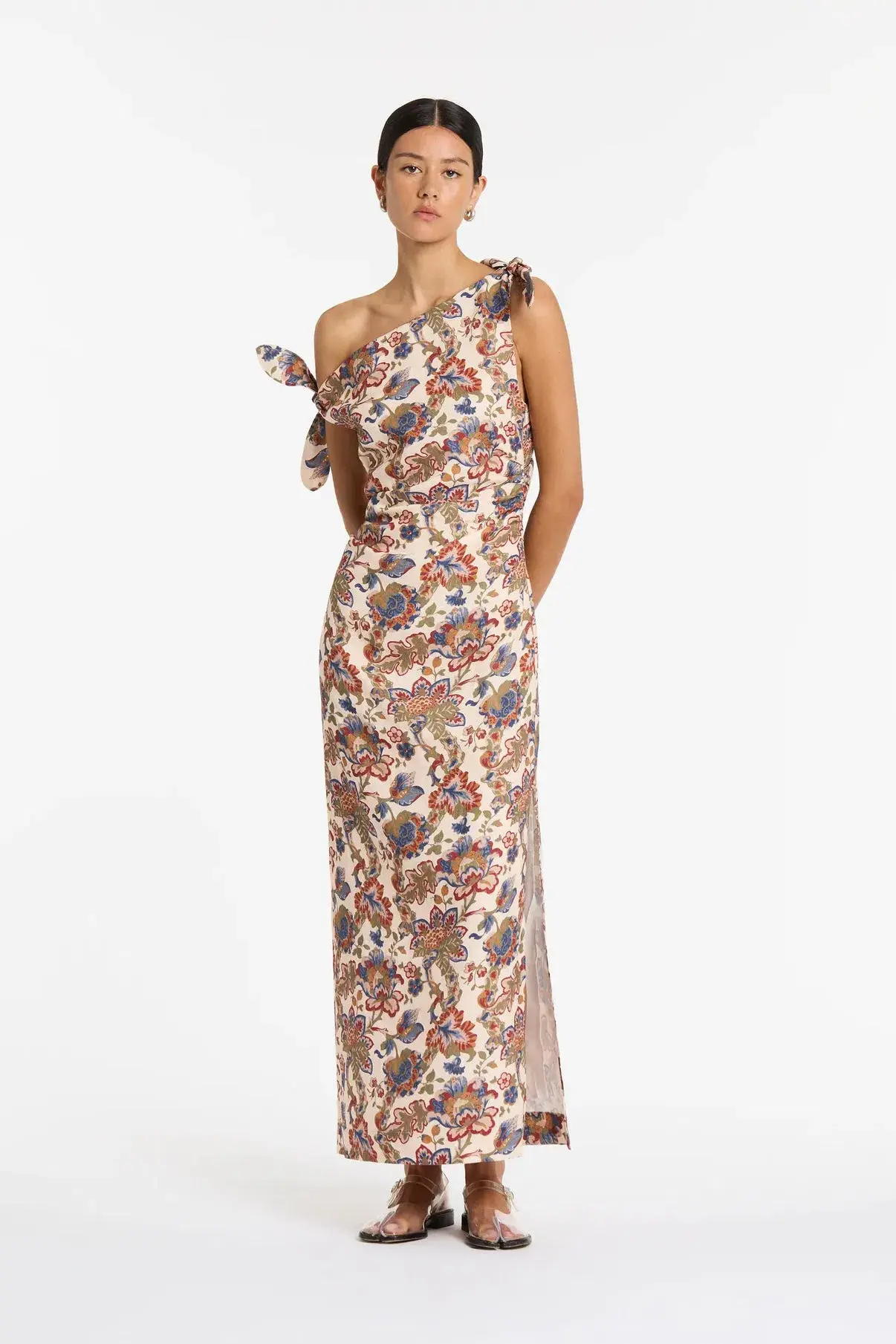 Sir the Label Bettina Off Shoulder Dress Wiltshire Floral Size AU 12 - Image 1