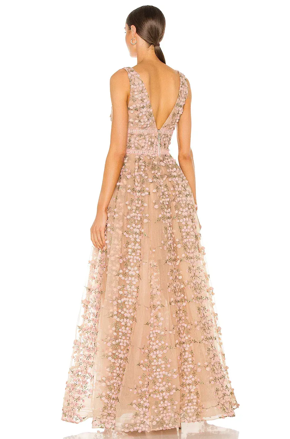 Bronx and Banco Megan Maxi Dress Rose Size 10 - Image 3