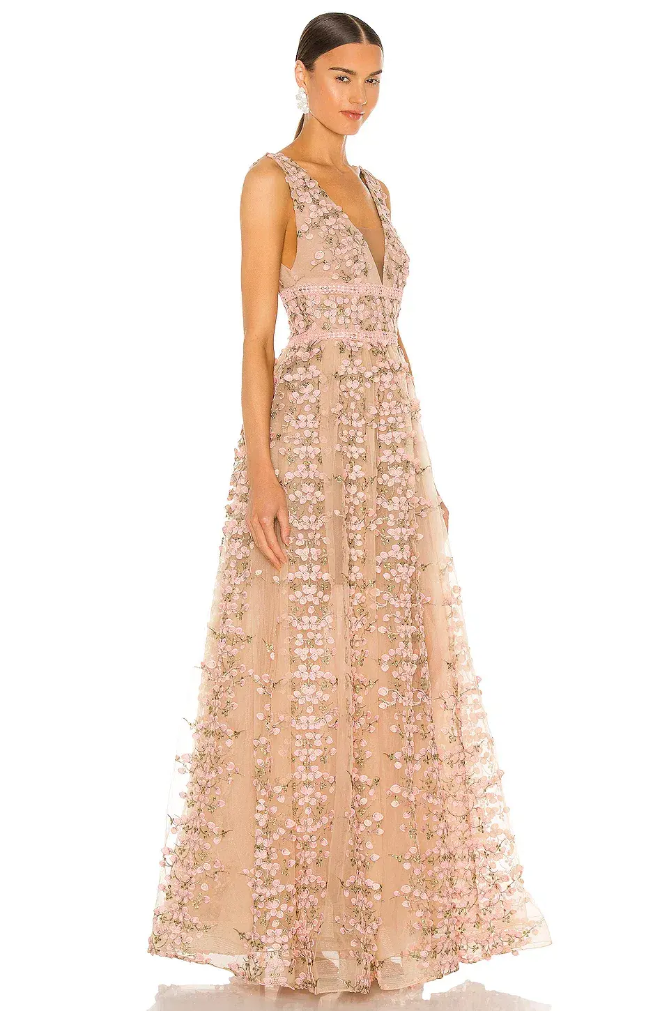 Bronx and Banco Megan Maxi Dress Rose Size 10 - Image 2