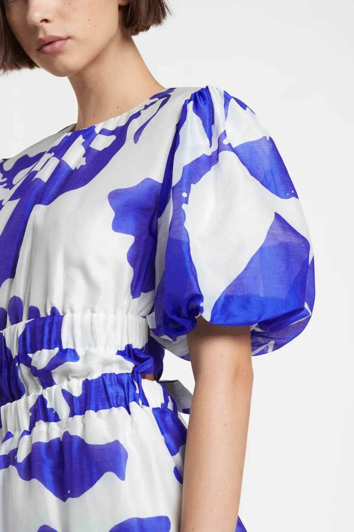 Sir the Label Vivi Open Back Mini Dress Mercen Abstract Print Size 8 - Image 2