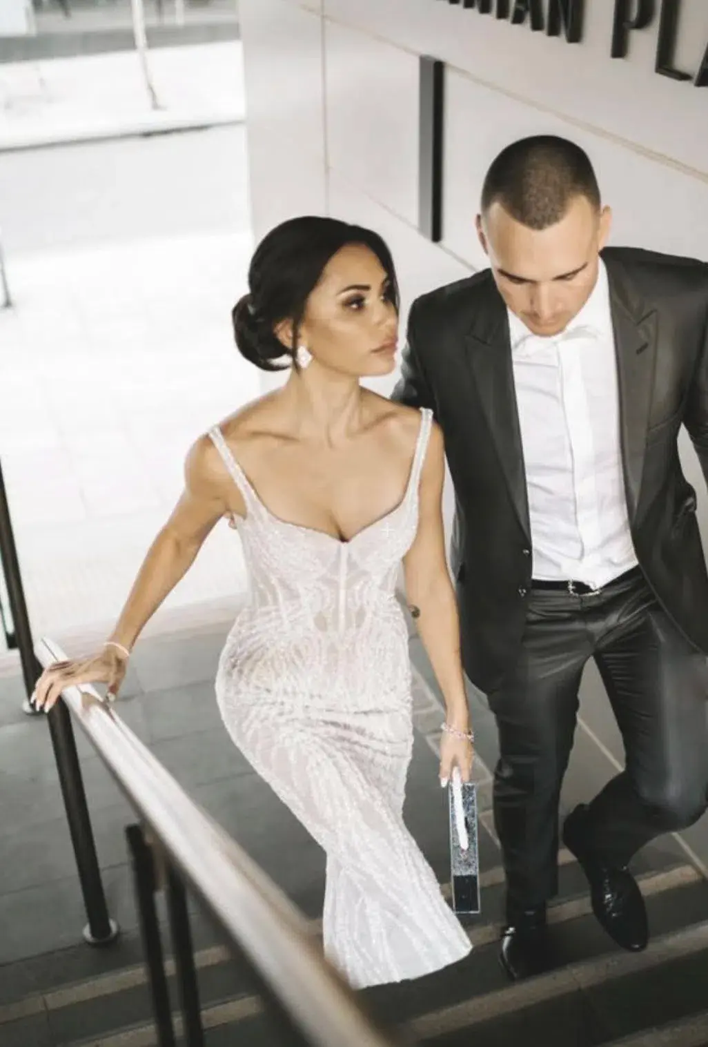 Pallas Couture Midi dress - Diorella Midi Dress Lace Size 8 for rent on The Volte - main image