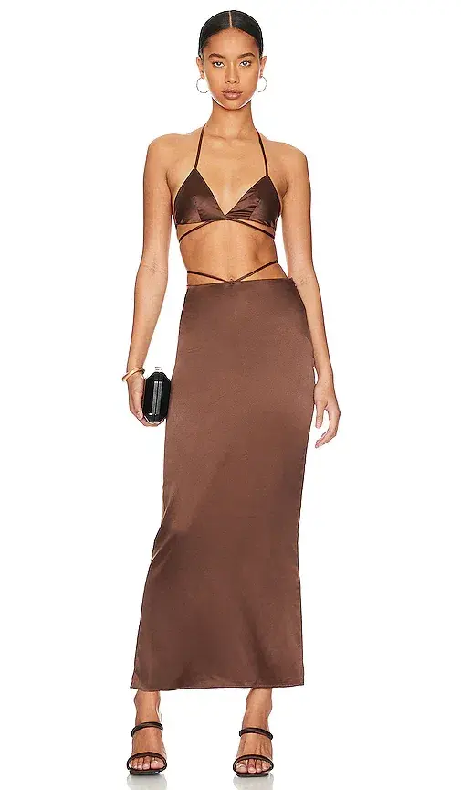 Superdown Lilja Top Skirt Set Revolve Size 8 - Image 1