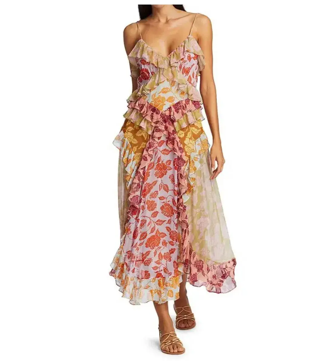 Zimmermann Lovestruck Slip Dress Print  Size 3/Au 14  for rent on The Volte - main image