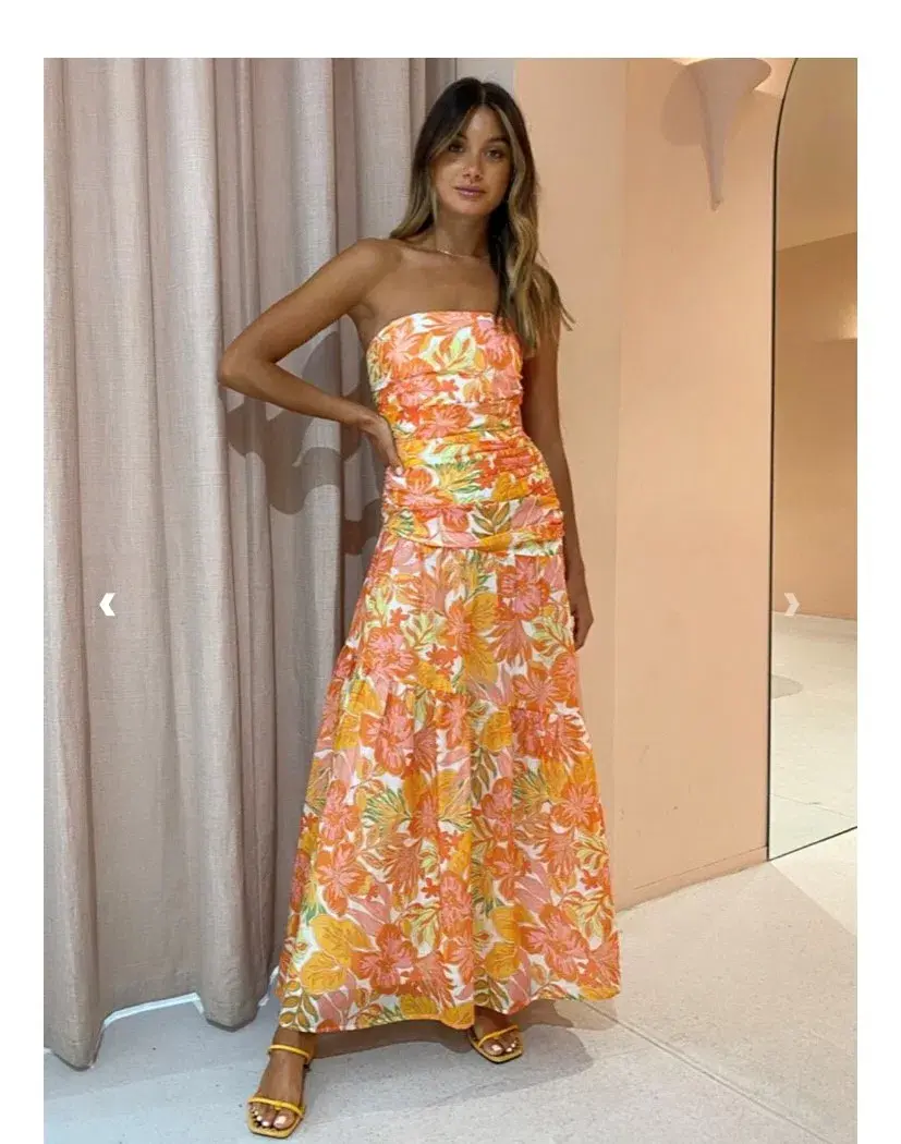 Issy Isles Dress in Aloha Orange Size AU 6 - Image 1