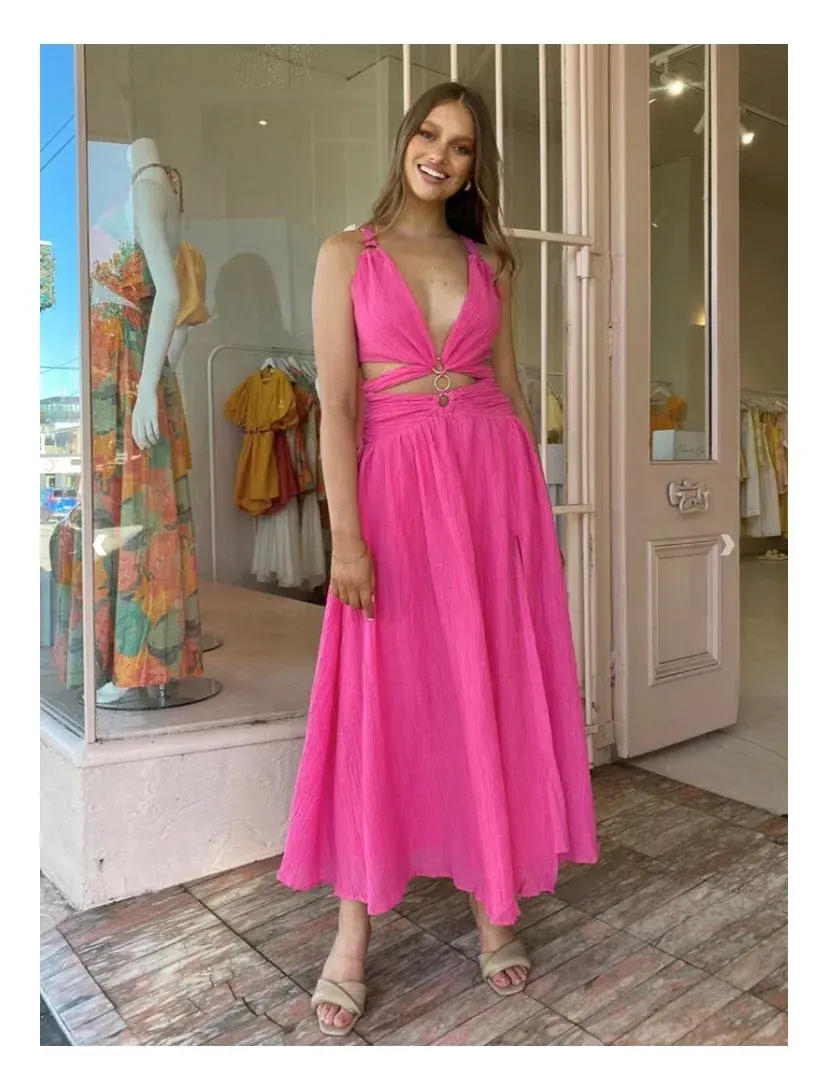 Issy Hoops Dress in Blossom Pink Size AU 6 - Image 1