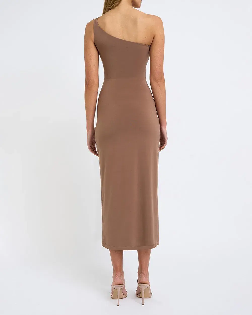 By Johnny - Siya Slice Gather Dress Brown Size AU 8 - Image 2