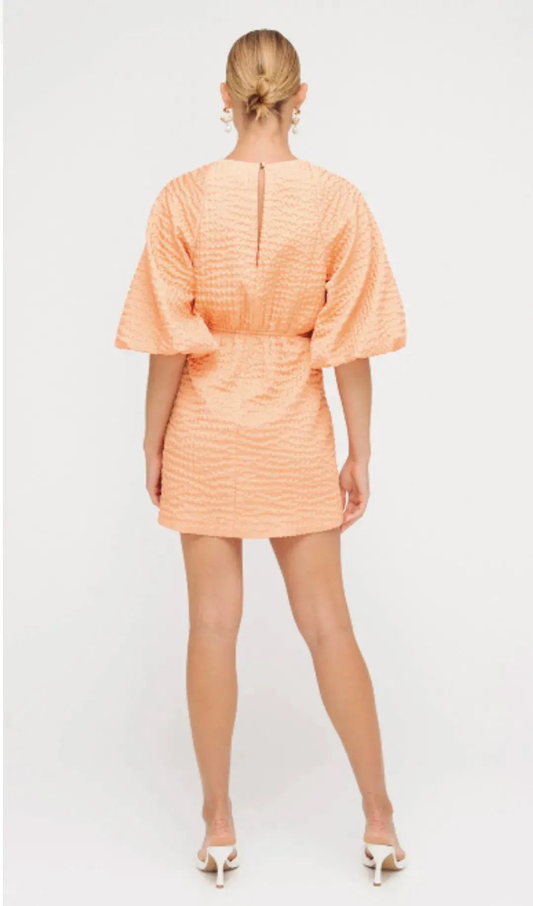 Sheike Sadie Mini Dress Peach Size AU 10 - Image 2