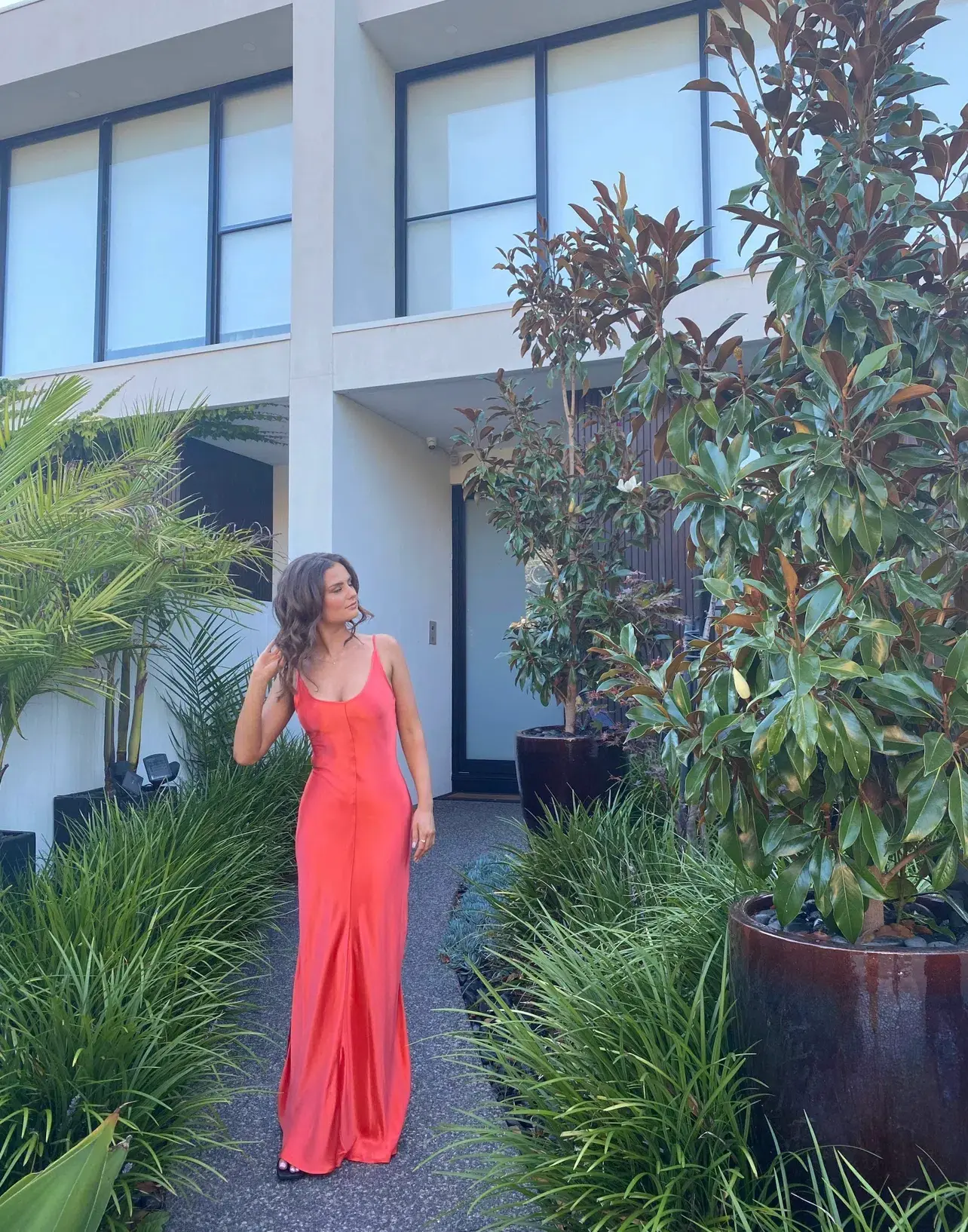 Dominique Healy Sloane Dress in Melon Size 0 / AU 6 - Image 2