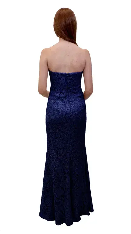 Bariano Formal Dress Navy Size AU 10 for rent on The Volte - main image