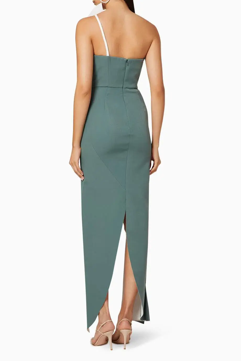 Rachel Gilbert Carmine Gown Fern Green Size AU 10 - Image 3
