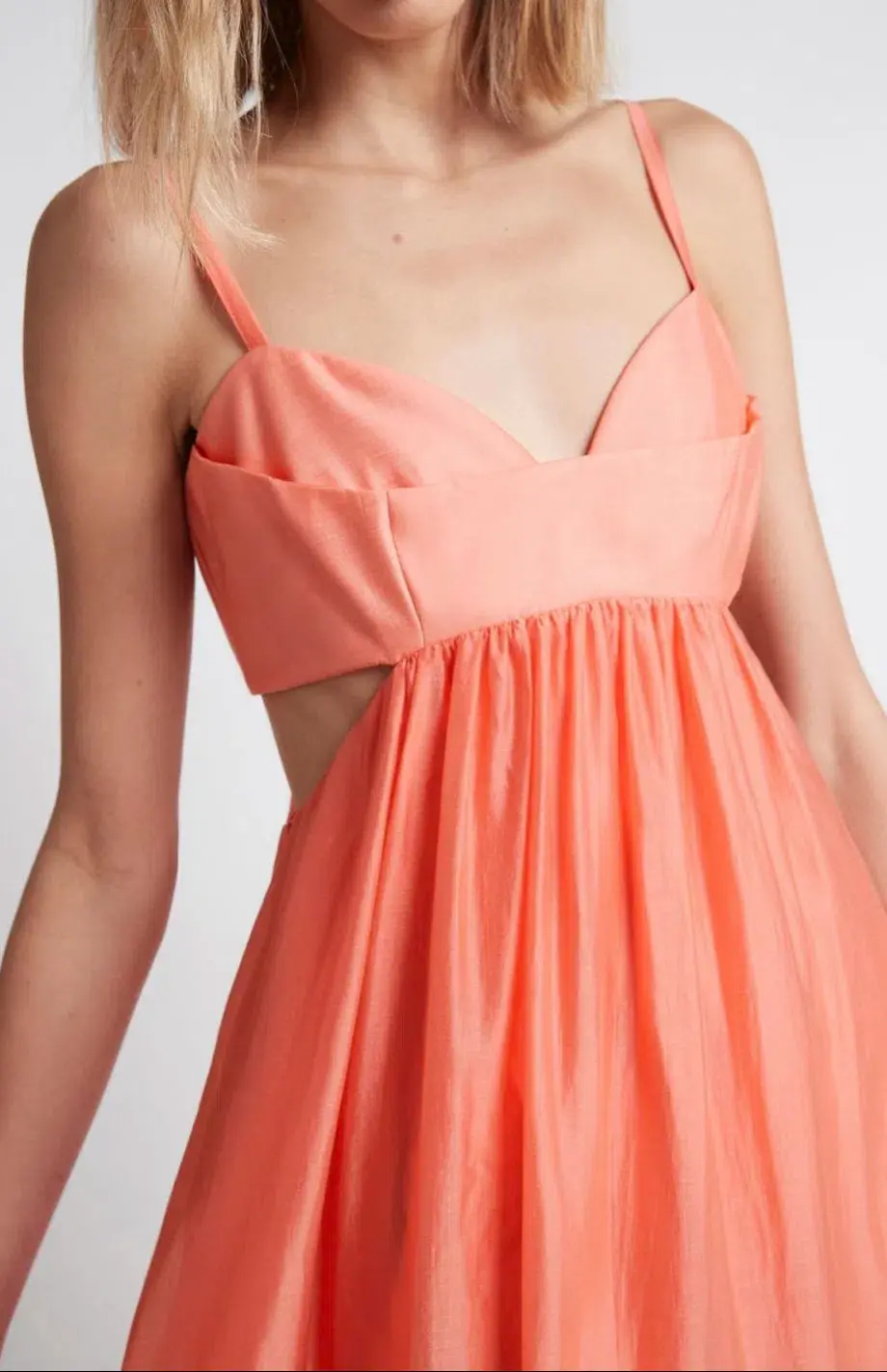 Sheike Grace Midi Dress Peach Size 8 / S - Image 2