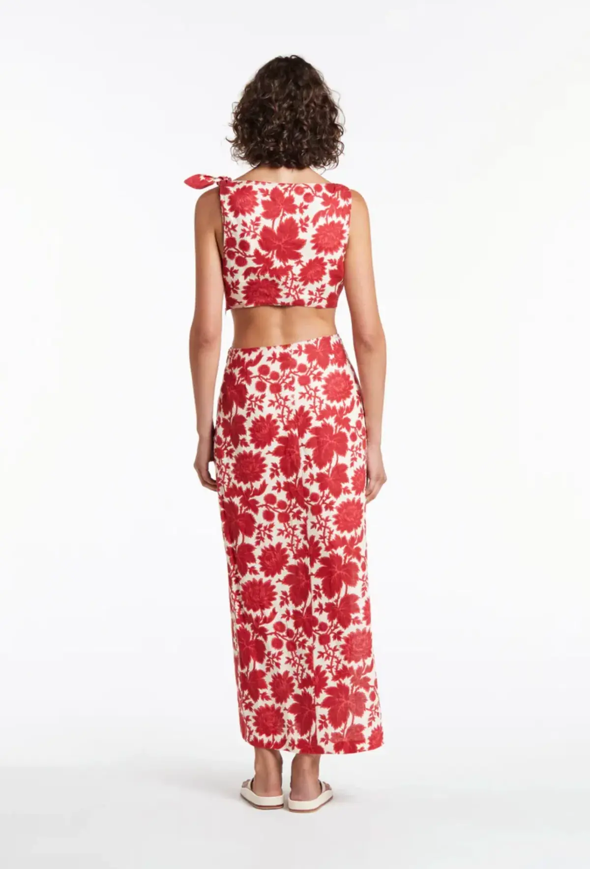 Sir the Label Cinta Knot Dress Floral Size 1 / Au 8 - Image 2